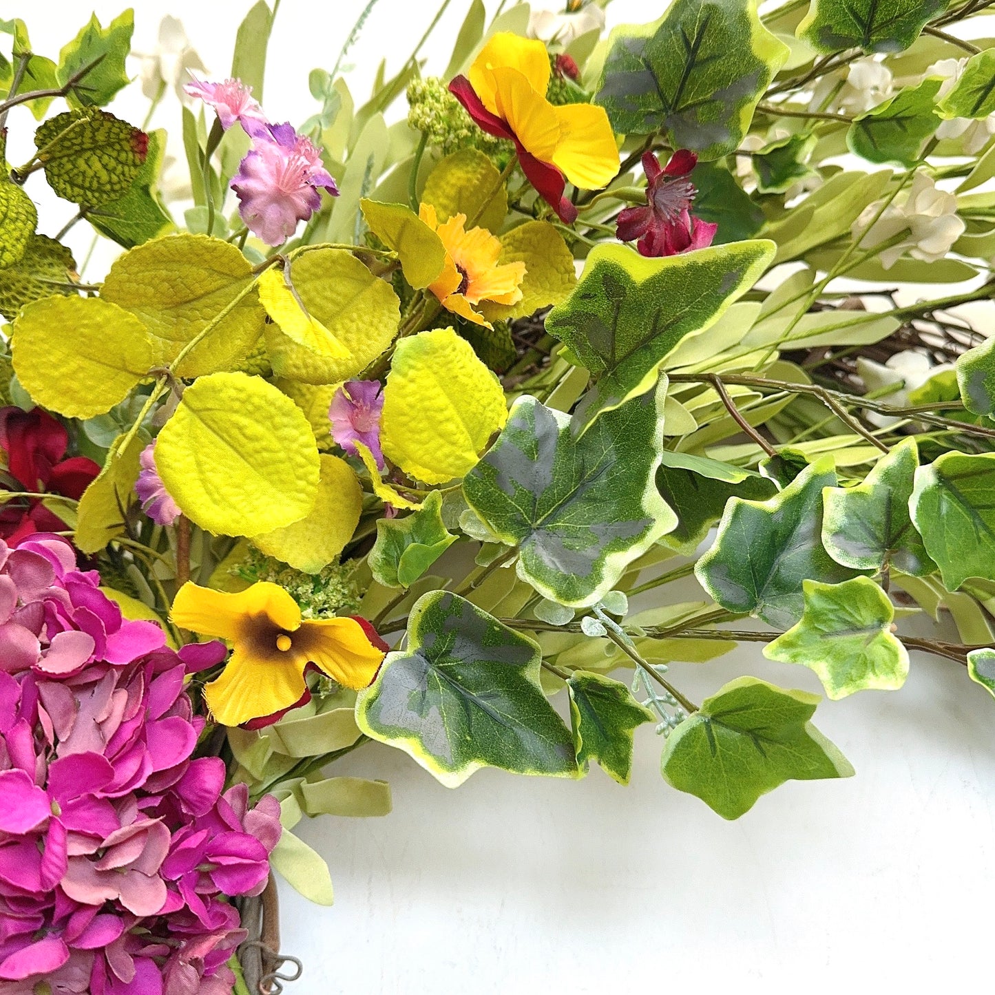 Spring wreath Every day Wreath Eucalyptus Hydrangea front door wreath GIFT wreath