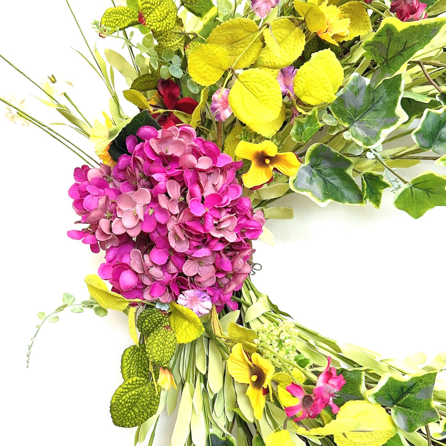 Spring wreath Every day Wreath Eucalyptus Hydrangea front door wreath GIFT wreath